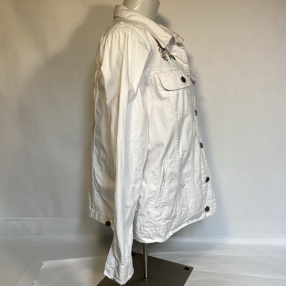 Collection’s ETC. denim embroidered women’s jacket, size M - Picture 3 of 10